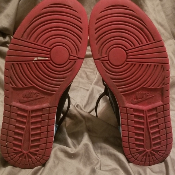 Nike Air Jordan 1 High OG UNC to Chicago Sneakers. Women Size 9.5. Boys Size 7.5 - Picture 10 of 12